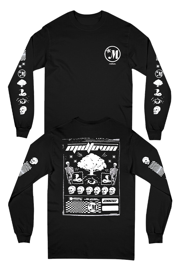 Black Skull Long Sleeve