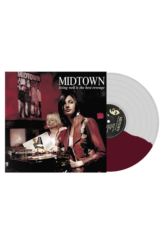 Living Well Is The Best Revenge (Maroon & Clear Half and Half) Vinyl