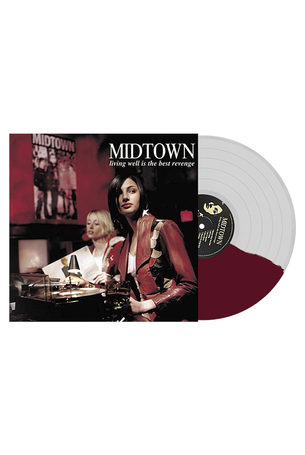 Living Well Is The Best Revenge (Maroon & Clear Half and Half) Vinyl
