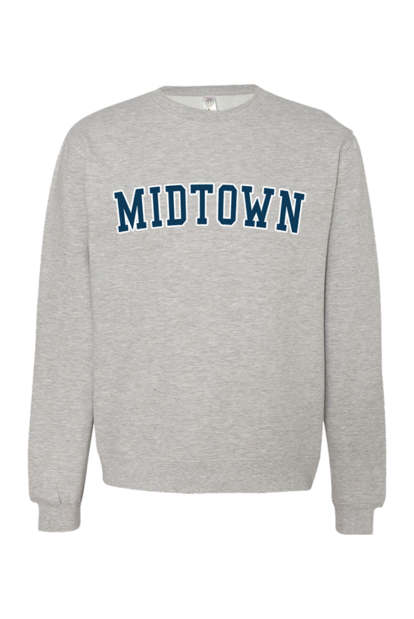 Grey Midtown Crewneck